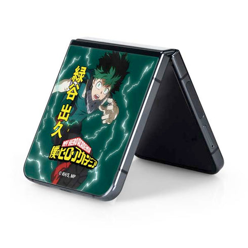 My Hero Academia Deku Season 4 Galaxy Z Flip5 5G Skin